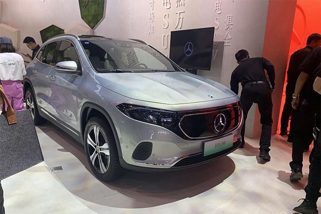 新款奔驰EQA首发亮相 定位紧凑型纯电动SUV