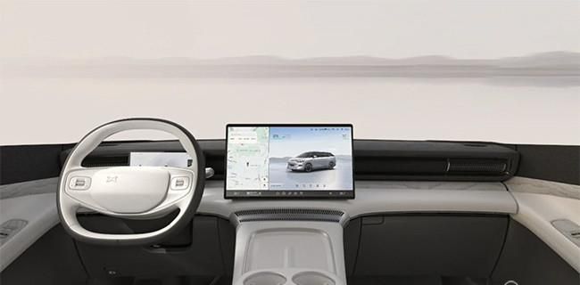 全新纯电MPV小鹏X9内饰官图 定位中大型MPV