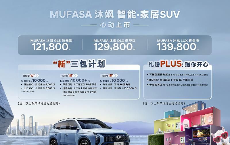 配备第三代 i-GMP平台 北京现代全球车型MUFASA 沐飒正式上市