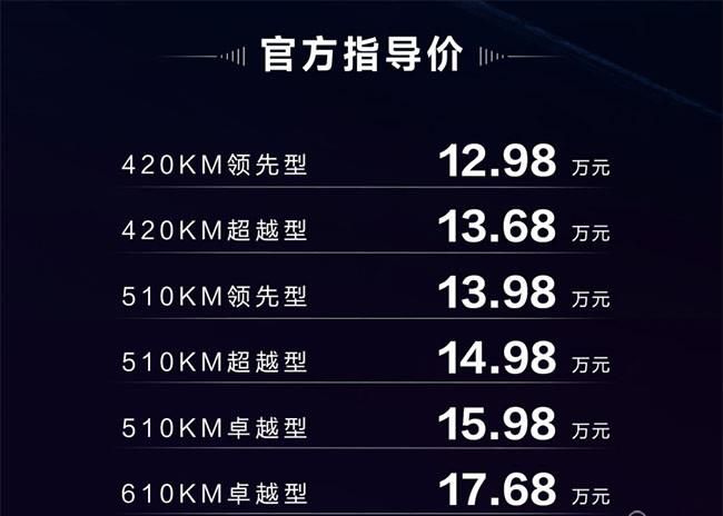 秦PLUS EV 2023冠军版上市 售12.98-17.68万