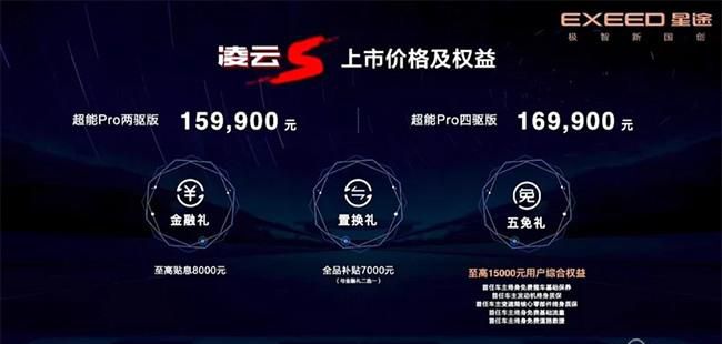 星途凌云S正式上市 售价15.99万-16.99万元