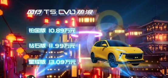 售10.89万-13.09万，风行T5 EVO热浪联名伍六七高燃上市