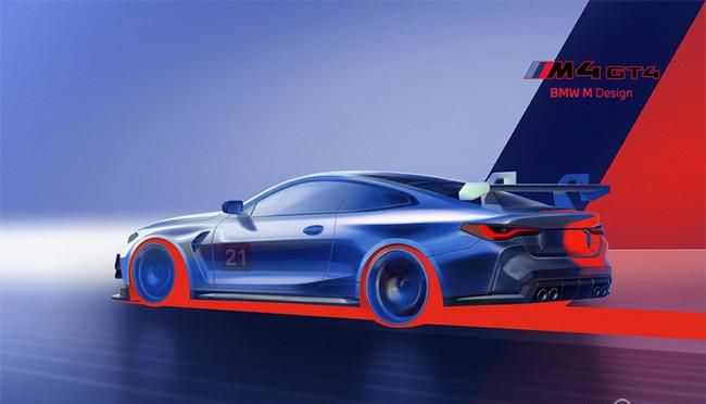 全新宝马M4 GT4预告图曝光 新车售价130万元