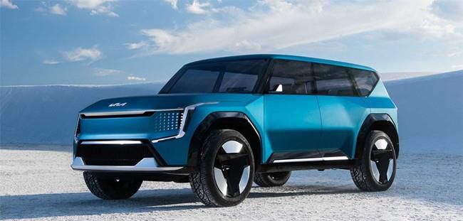 起亚EV9概念车官图正式发布 续航里程483km