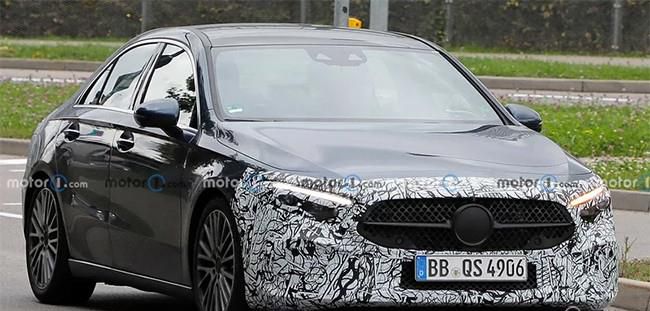 新款奔驰A级路试谍照 有望于2022年春季发布