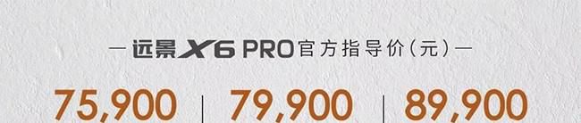吉利远景X6 PRO正式上市 售价7.59-8.99万元