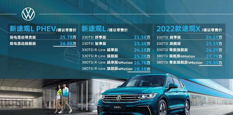 21.58万-29.39万 新途观家族IQ颜值双在线“宠粉”上市