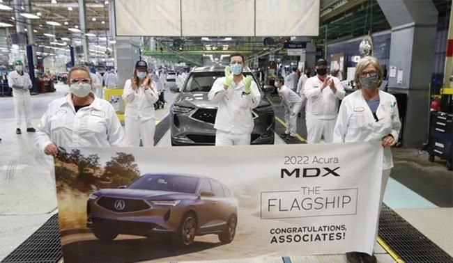 新一代讴歌MDX工厂正式下线 将于2月2日交付