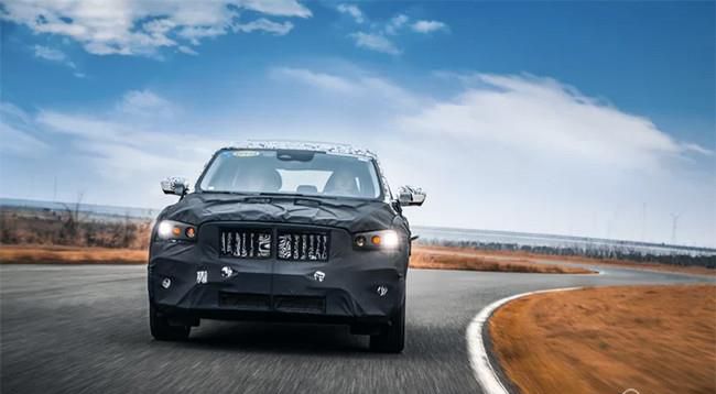 吉利全新SUV KX11路试照 定位7座紧凑型SUV