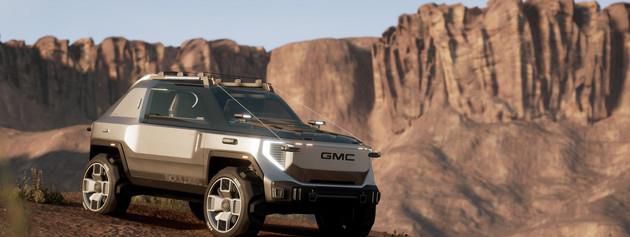 迷你版悍马EV GMC Boulder概念车渲染图