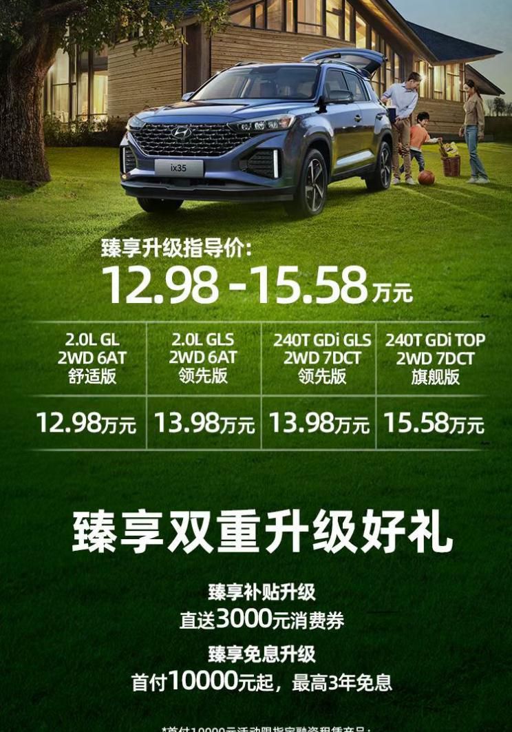 售12.98万元 新款北京现代ix35上市