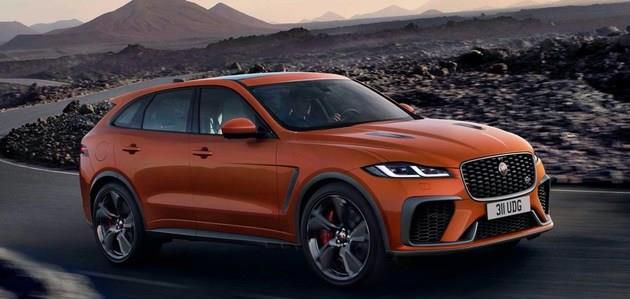 捷豹F-PACE SVR官图公布 造型设计重点调节/驱动力特性进一步提高