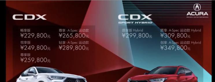 运动范儿 新款广汽讴歌CDX售22.98万起