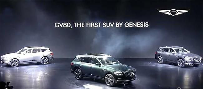 首款SUV车型捷尼赛思GV80首发 韩国市场上市