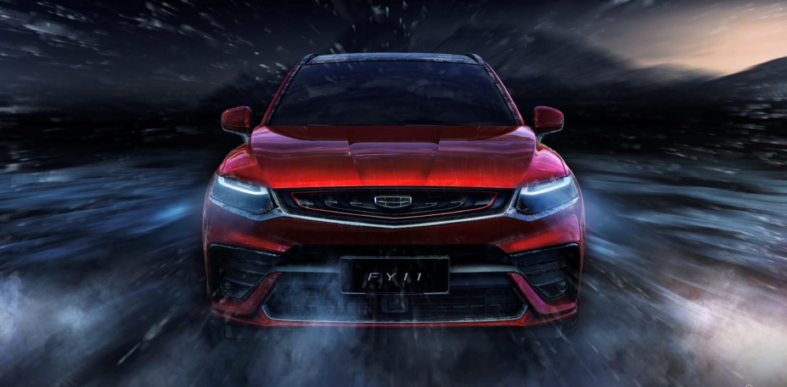 全系新标、轿跑风溜背设计 吉利高阶运动SUV“FY11”高清图曝光
